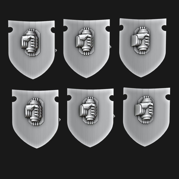 Black Templars Terminator Shields - Set of 6 - Archies Forge