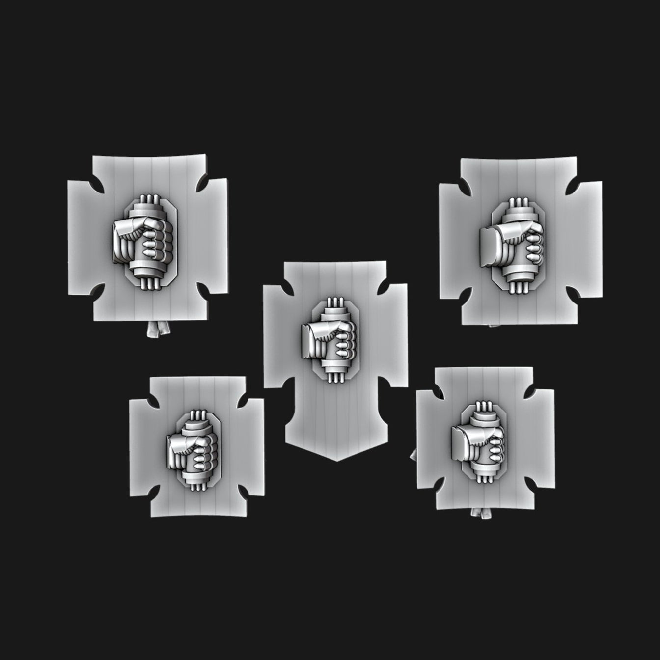 Legio Templaris - Terminator Storm Shields - Set of 5 — Archies Forge