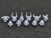Chaos Marine Helmets - Set of 11 - Archies Forge