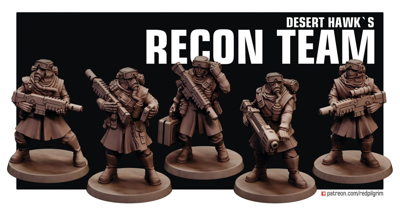 Desert Hawks - Recon Team - Design by Red Pilgrim - Archies Forge