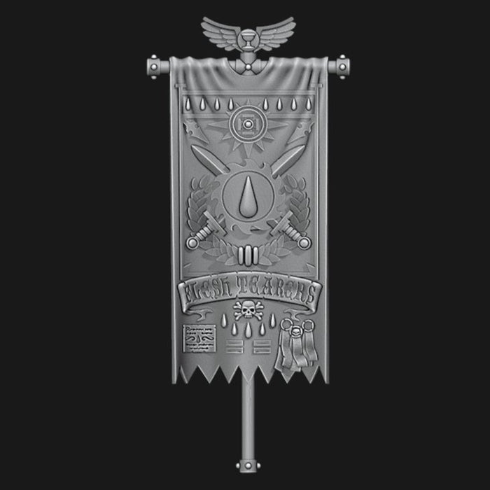 Flesh Tearers Banner - Archies Forge