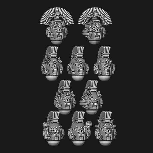 Greek Crested Skull Helmets - Set of 10 - Archies Forge