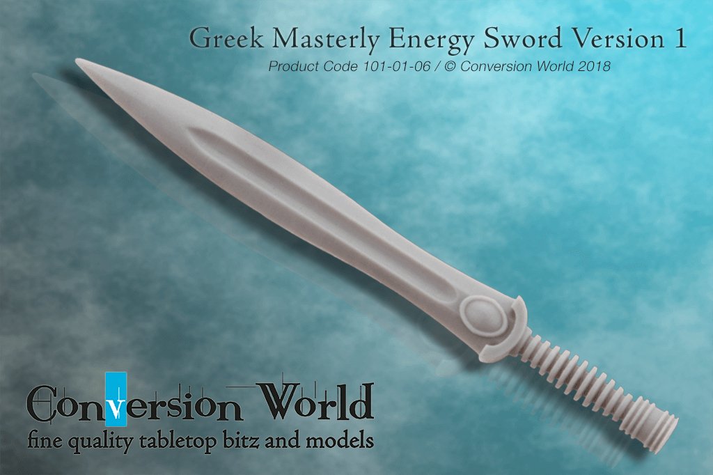 Greek Masterly Energy Sword Version 1 X 1 - Archies Forge