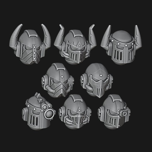 Iron Warriors Helmets X 8 - Archies Forge