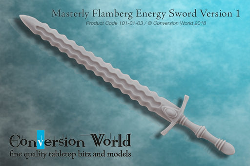 Masterly Energy Flamberg Sword Version 1 X 1 - Archies Forge