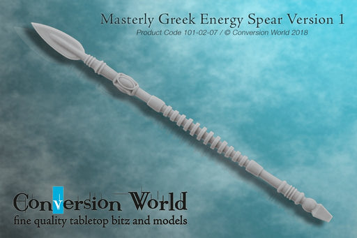 Masterly Greek Energy Spear Version 1 - Archies Forge