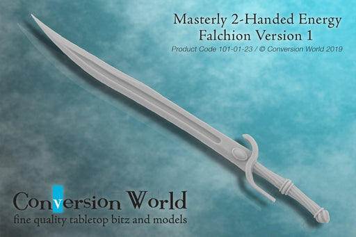 Masterly Two-Handed Energy Falchion Version 1 - Archies Forge