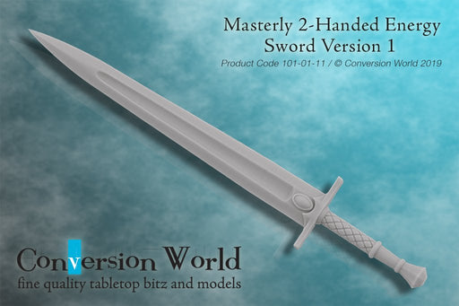 Masterly Two-Handed Energy Sword Version 1 X 1 - Archies Forge