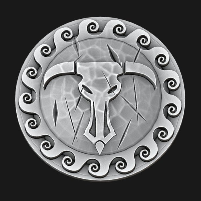 Minotaurs Bull Round Shield - Set of 5 - Archies Forge