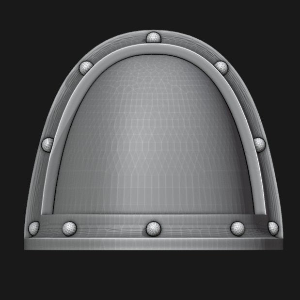 MK2 Shoulder Pad - Plain - Set of 10 - Archies Forge