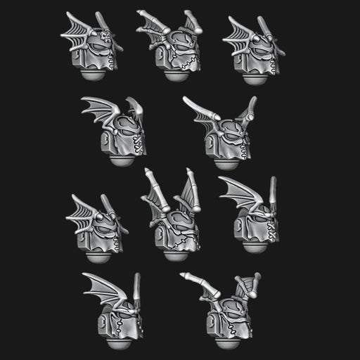 Night Lords Skin Mask Helmets - Big Wings - Set of 10 - Archies Forge