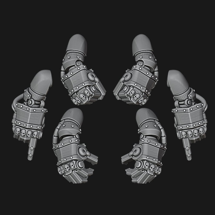 Plain Power Fists - Set of 6 - Archies Forge
