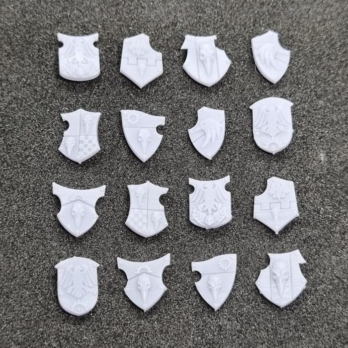 Raven Guard Tilting Shields - Set of 16 - Design 1 - Archies Forge