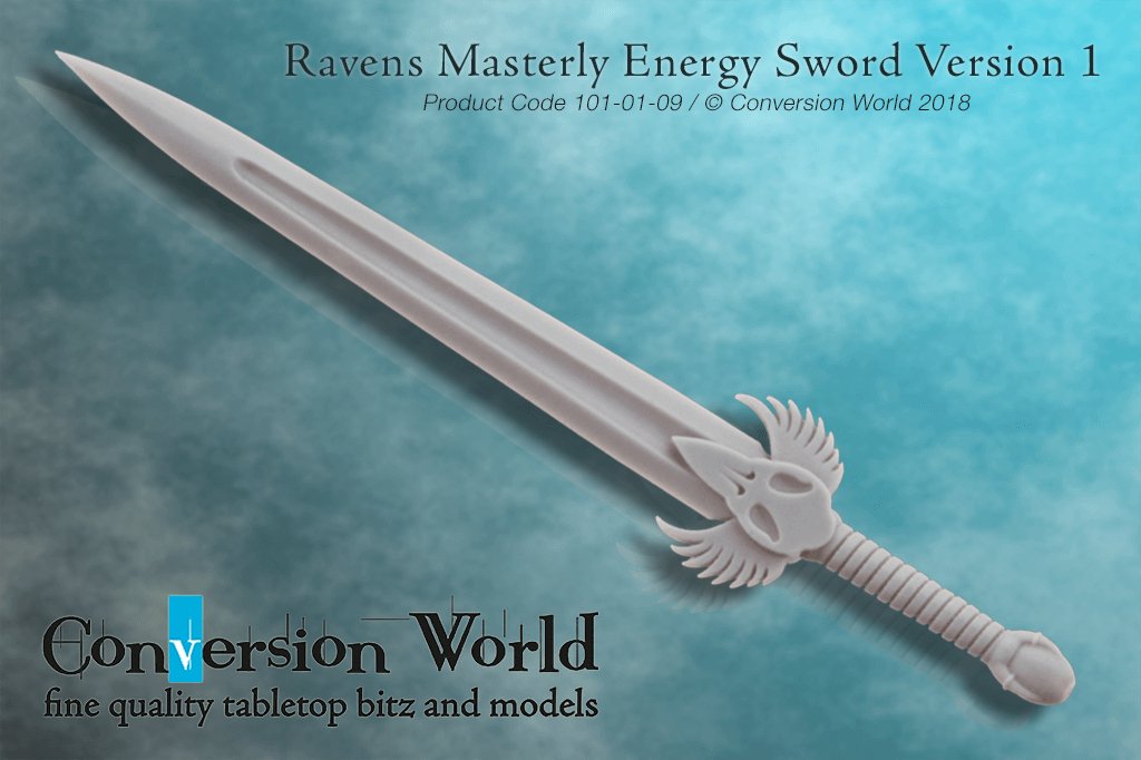 Ravens Masterly Energy Sword Version 1 X 1 - Archies Forge