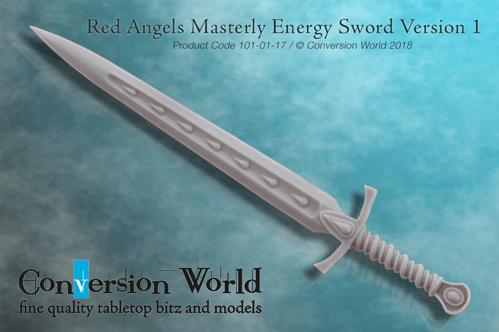 Red Angels Masterly Energy Sword Version 1 X 1 - Archies Forge