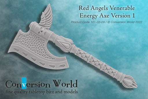 Red Angels Venerable Energy Axe Version 1 - Archies Forge