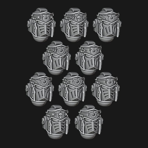 Roman MK4 Helmets - Ultramarines- Set of 10 - Archies Forge