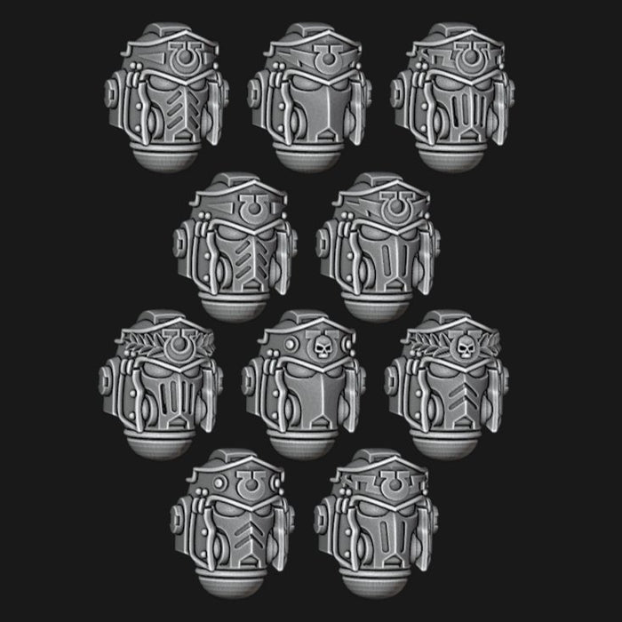 Roman Primaris Helmets - Ultramarines- Set of 10 - Archies Forge