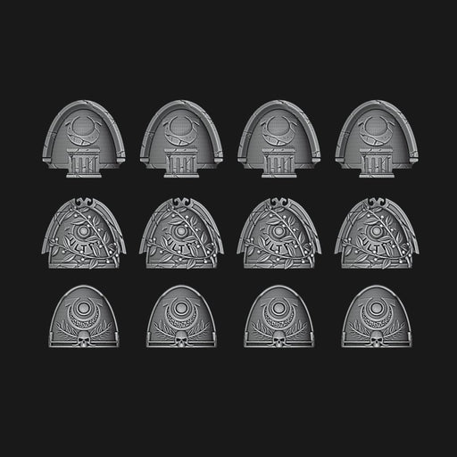 Roman Style Shoulder Pad - Ultramarines - Set of 12 - Archies Forge