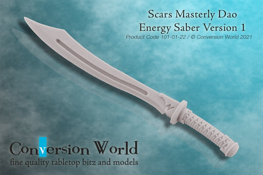 Scars Masterly Dao Energy Saber Version 1 - Archies Forge