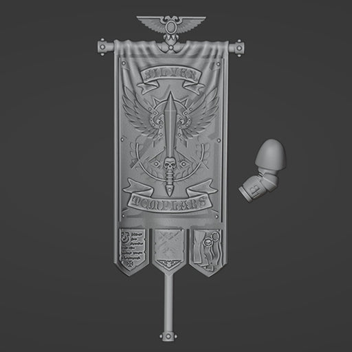 Silver Templars Banner - Archies Forge