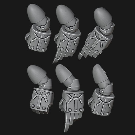 Sons of Horus Power Fists - Set of 6 - Archies Forge