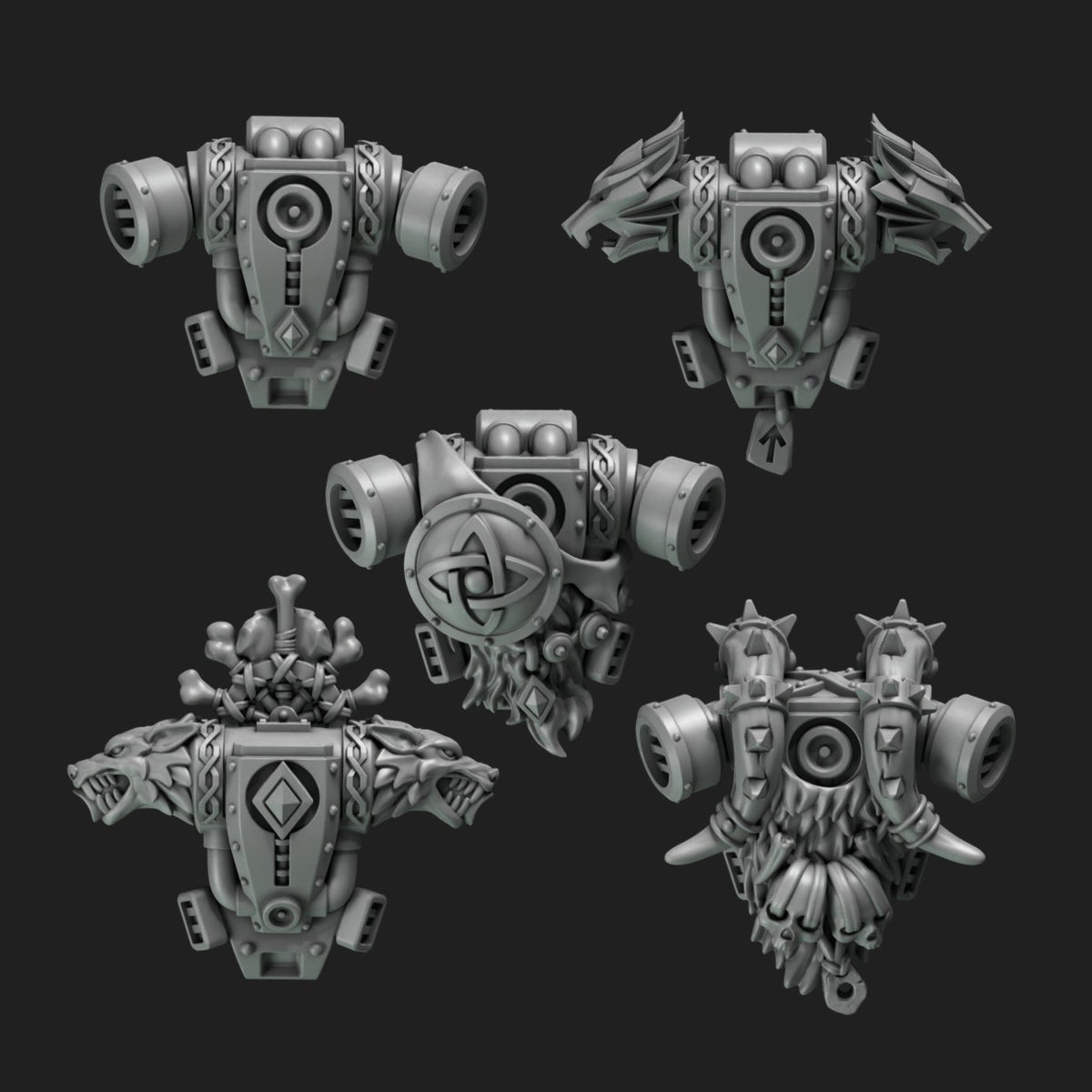 Legio Fenris Backpacks - Set of 5 — Archies Forge