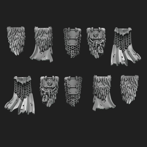 Space Wolves Loincloths - Set of 10 - Design 1 - Archies Forge