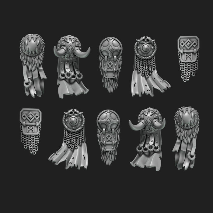 Space Wolves Loincloths - Set of 10 - Design 2 - Archies Forge