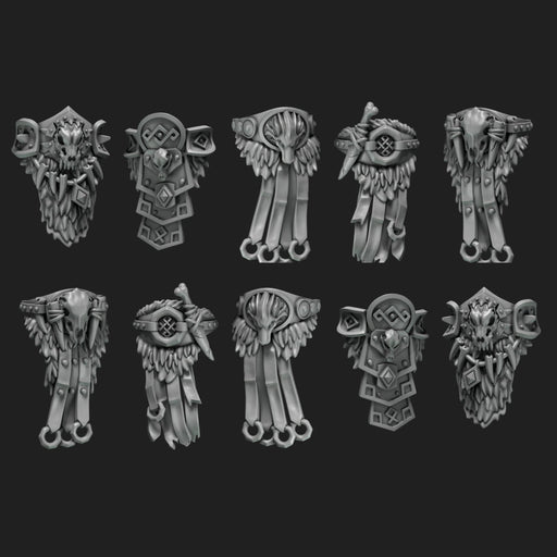 Space Wolves Loincloths - Set of 10 - Design 3 - Archies Forge