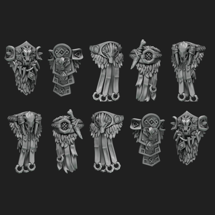 Space Wolves Loincloths - Set of 10 - Design 3 - Archies Forge