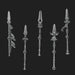 Space Wolves One Handed Power Spears - Left Handed - Set of 5 - Archies Forge