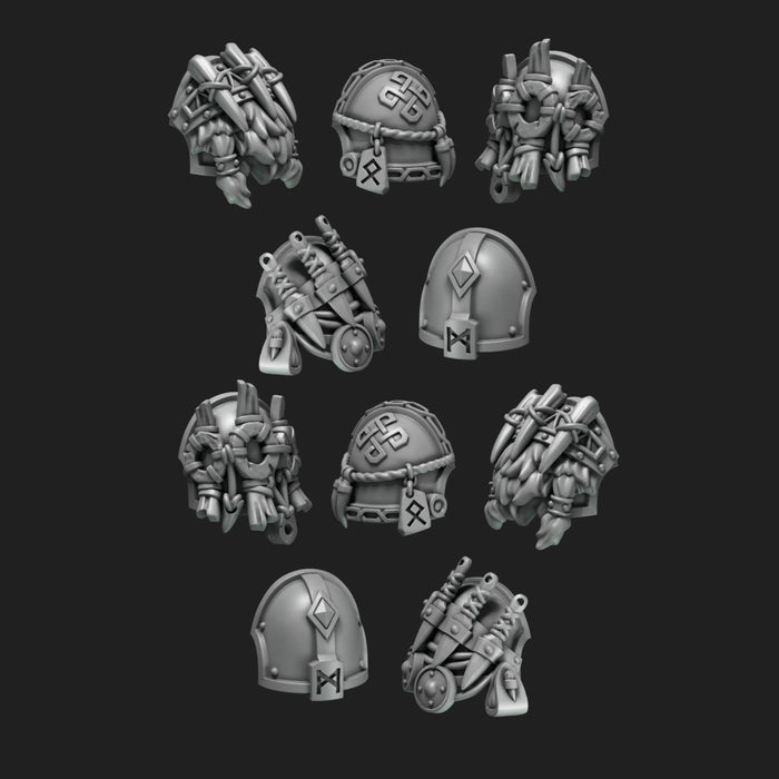 Space Wolves Phobos Pads - Set of 10 - Archies Forge