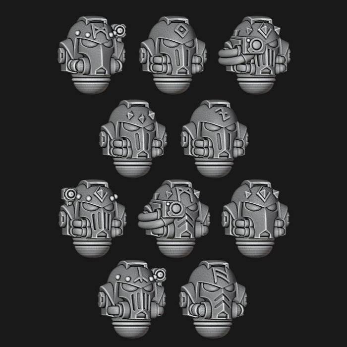 Space Wolves Primaris Helms - Set of 10 - Archies Forge