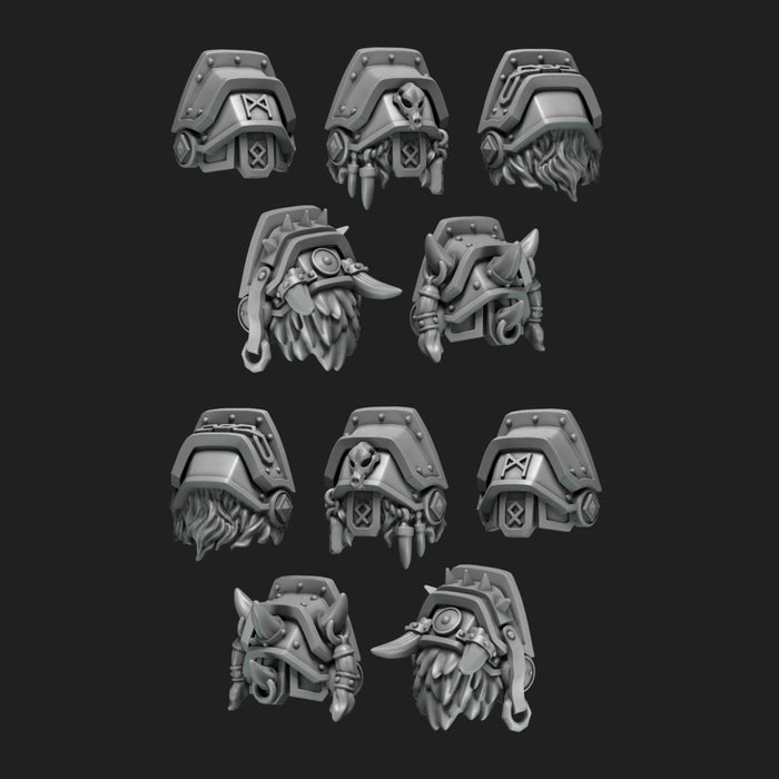 Space Wolves Reinforced Pads - Set of 10 - Archies Forge