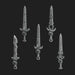 Space Wolves Swords - Left Handed - Set of 5 - Archies Forge