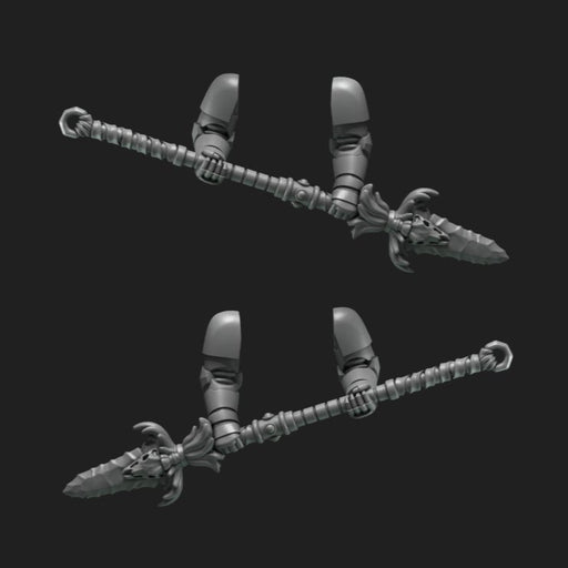 Space Wolves Two Handed Spears - Set of 2 - Archies Forge