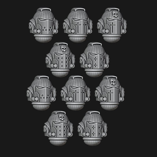 Templar Knight Helmets - Set of 10 - Archies Forge