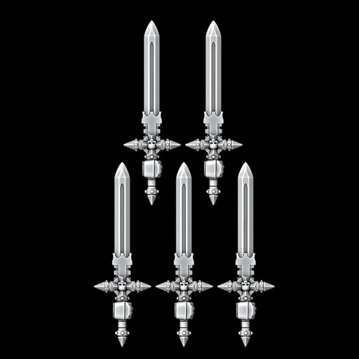 Templar Power Swords - Set of 5 - Right Handed - Archies Forge