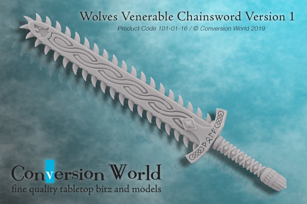 Wolves Venerable Chainsword Version 1 - Archies Forge